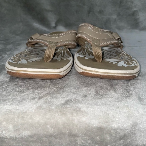 Cloudsteppers by Clark Adjustable Velcro Flipflop Sandals Women's Size 9 - Picture 3 of 9